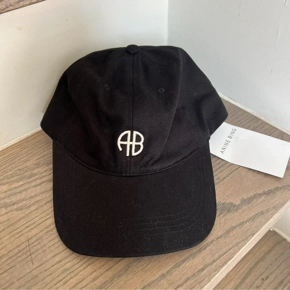 NWT Anine Bing Jeremy Baseball Cap in Black - Picture 2 of 6